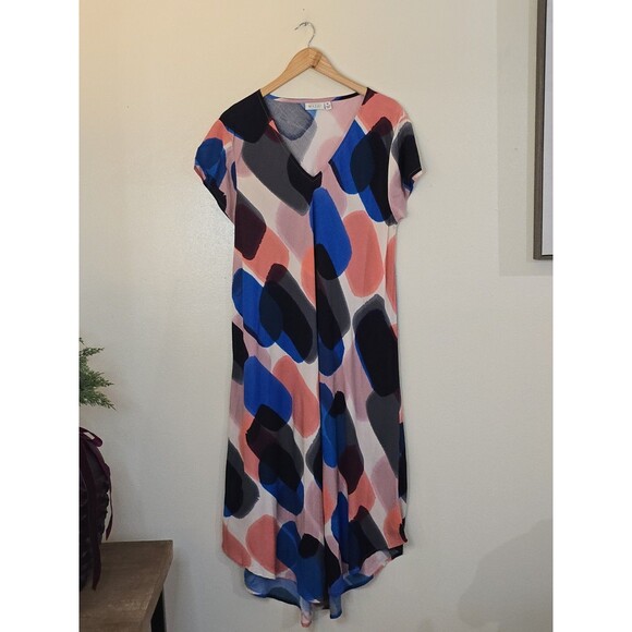 Masai Copenhagen Nebili Shift Midi Dress Womens Size XL Day Dress - Picture 3 of 11